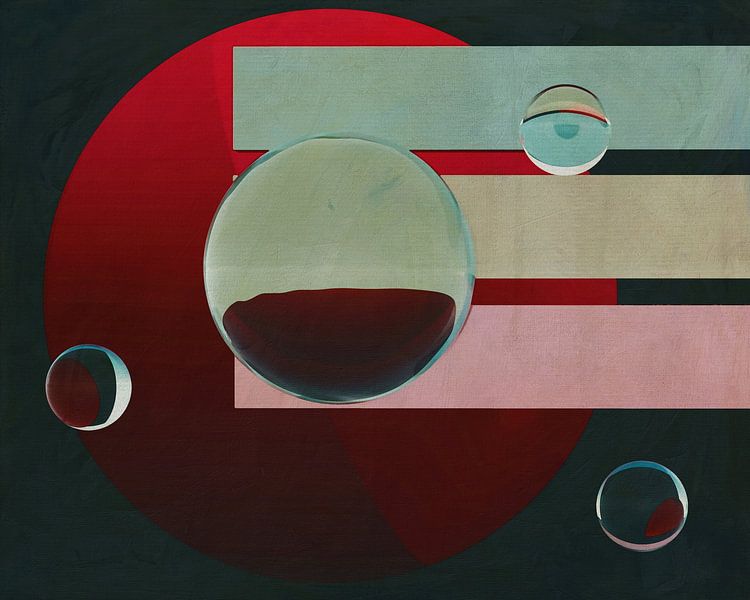 Constructivism painting number 15 by Jan Keteleer