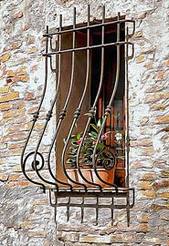 Window Security Grill Cetona by Dorothy Berry-Lound