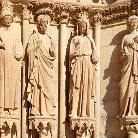Reims, Kathedrale, Heiligenfiguren von Ralph Rainer Steffens