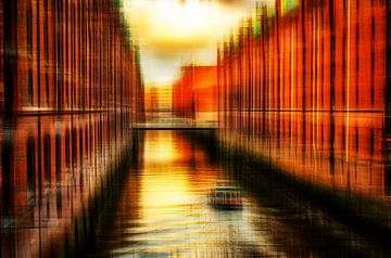 Hambourg Elbe Speicherstadt sur Dieter Walther