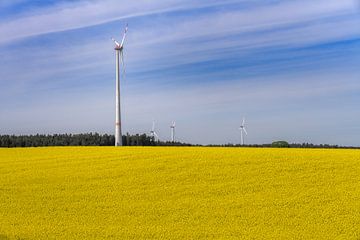 Renewable energy with wind power by ManfredFotos