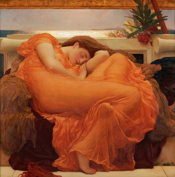Flaming Juno, Frederic Leighton. von Meisterhafte Meister