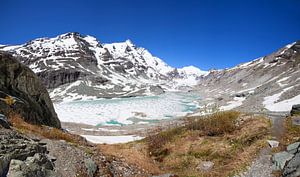 Der Sandersee und die Pasterze mit dem Glockner