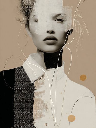 Contemporary art portrait by Carla Van Iersel
