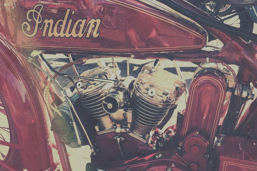 Indian motorcycle by Wolbert Erich