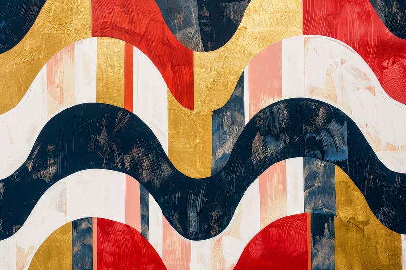 Abstract painting by Poster Art Shop