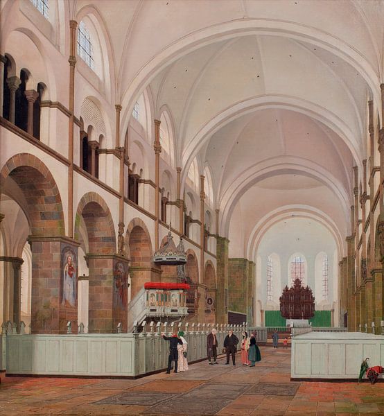 Jørgen Roed, Interior. Ribe Cathedral, 1836 by Atelier Liesjes