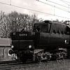 Steam locomotive class 52 - black and white - by Frank Herrmann