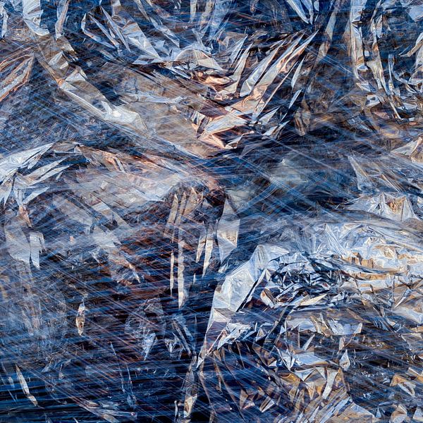 Abstract in silver by Eugene Winthagen