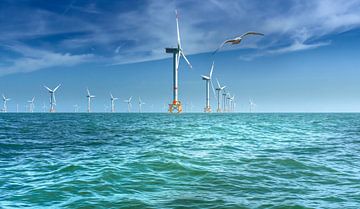 3247 Windparks in der Nordsee II von Adrien Hendrickx