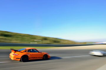 Porsche 911 GT3 RS auf der Rennstrecke in Zandvoort von Sjoerd van der Wal Fotografie