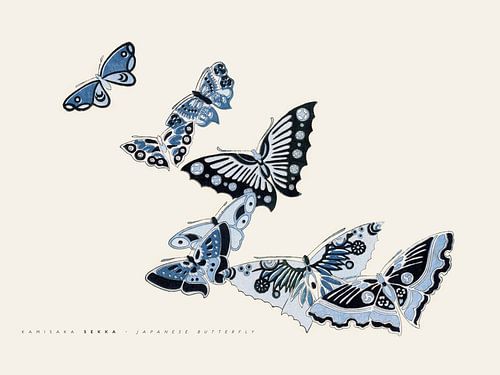 Kamisaka Sekka - Japanese Butterfly 02