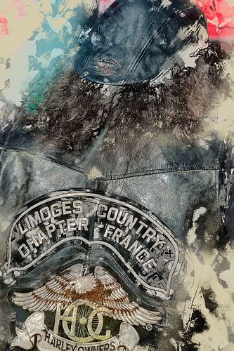 French Harley Davidson rider