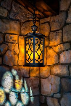 Warm lichtspel van Poster Art Shop