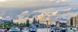 Amsterdam bei Nacht.