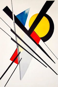 Abstract geometric composition by Poster Art Shop
