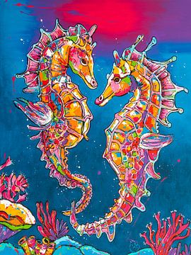Dans van de Zeepaardjes van Happy Paintings