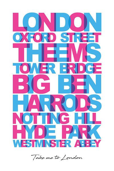 London muss sehen von Harry Hadders Design