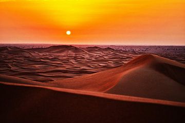 Desert sunset van Walljar