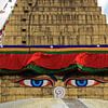 Bodnath temple in Kathmandu by Gert-Jan Siesling