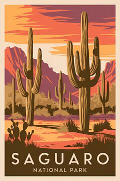Nationaal park Saguaro van Poster Art Shop