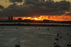 Sunset from Fort St Louis, Sint Maarten by Kristel Sturrus