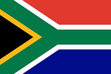 Flagge von Südafrika von de-nue-pic