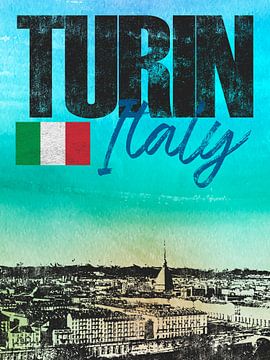 Turin Italy by Printed Artings