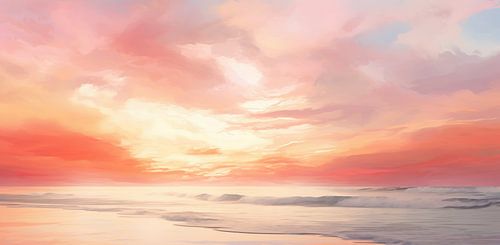 Golden hour by the sea