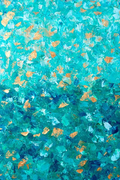 Abstract seascape in blue-green by Poster Art Shop