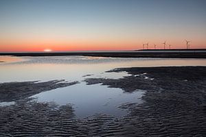 Zonsondergang in Oostvoorne van Heidi Bol