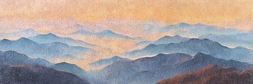 Dauw boven de Bergen