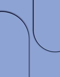 La féminité en bleu gris sur Mad Dog Art