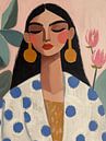Daydreamer, modern illustration by Carla Van Iersel thumbnail