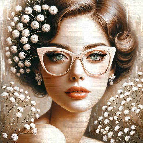 White flowers I by Art Studio RNLD