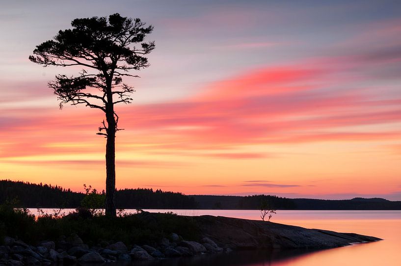 coucher de soleil suédois coloré par Vitya Crepeele