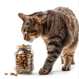 Verspielte Katze von PixelPrestige