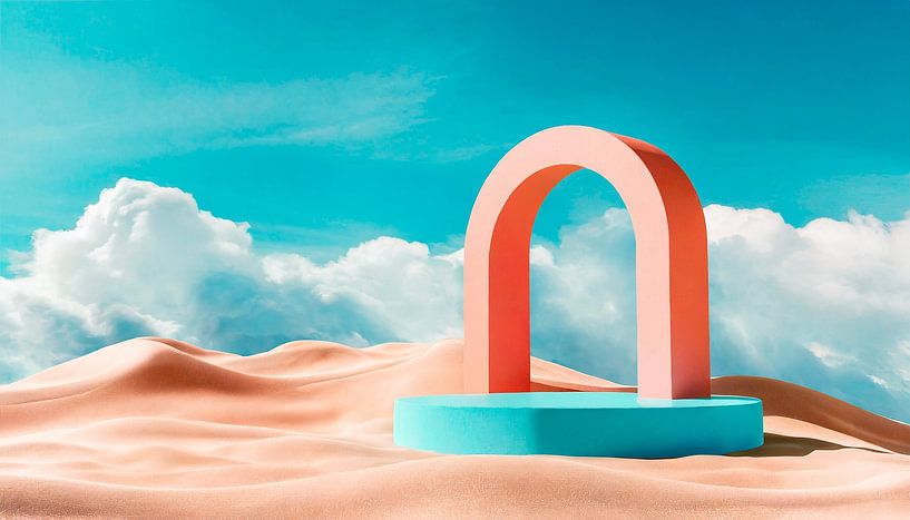 Blue sky with clouds by Mustafa Kurnaz