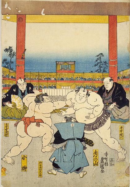 Kunisada, Kanjin Großes Sumo-Turnier von Atelier Liesjes