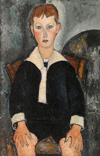 Amedeo Modigliani,Jongen in zeilpak