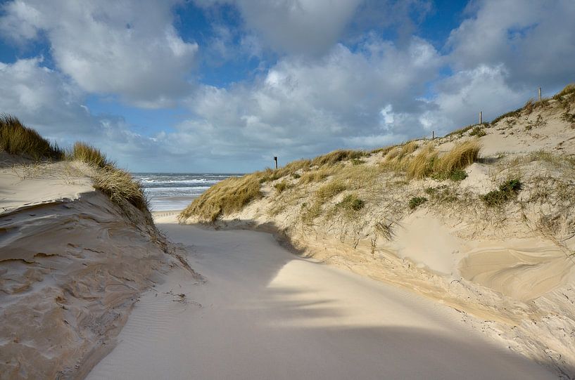 Strandopgang ander aangezicht van Martin Jansen