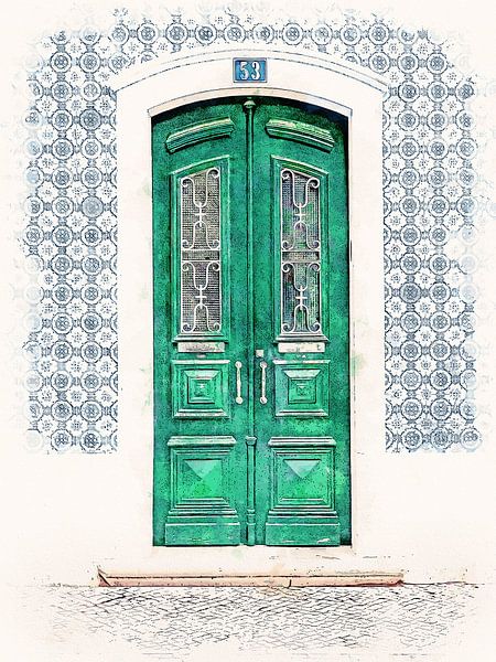 Vintage Tür Nr. 2 von Apolo Prints