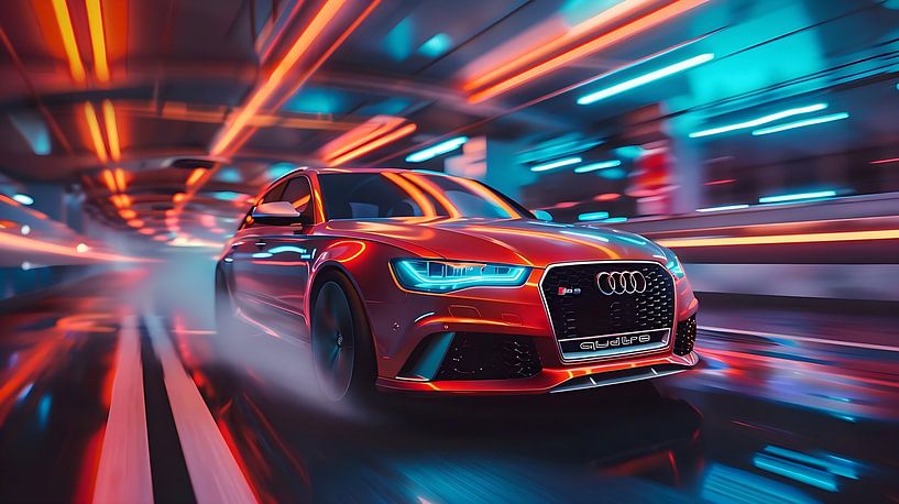 Audi RS6 van PixelPrestige