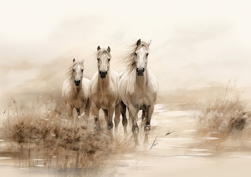 Pony | Pony&#039;s von ARTEO Gemälde
