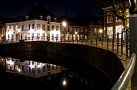 Abend entlang der Kanäle und Häuser der Stadt in der Altstadt von Amersfoort von Fotografiecor .nl Miniaturansicht