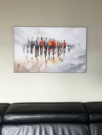 Peloton im Nebel | Radfahrer | Tour de France