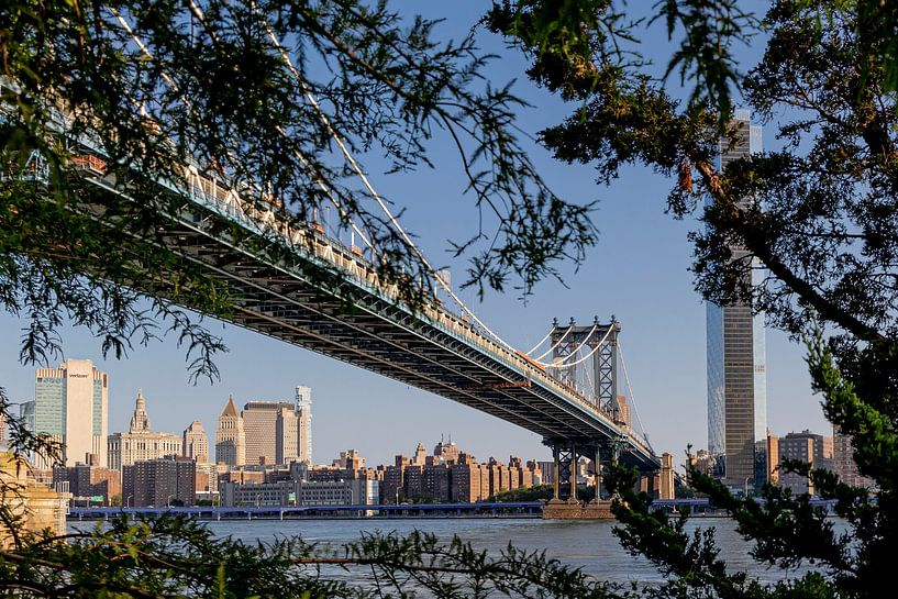 Manhattan Bridge New York City by Anne van Doorn