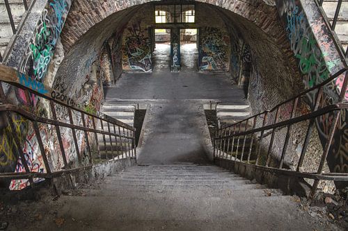 Urbex stairs by Sasja van der Grinten