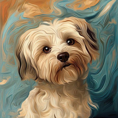 Havanais dans le style de Van Gogh