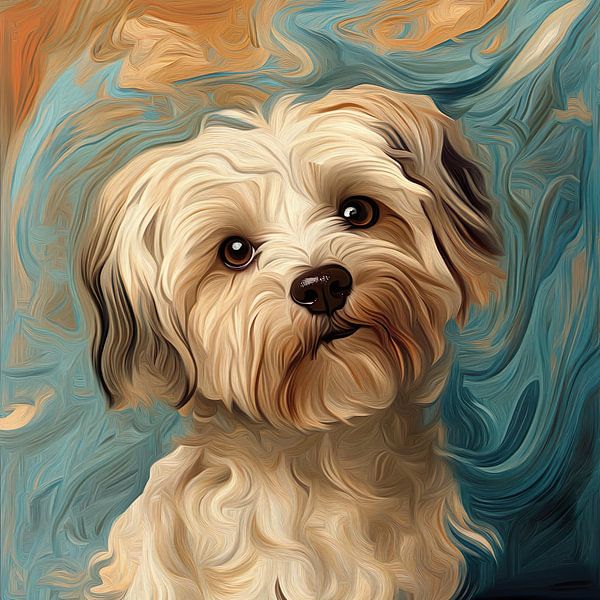 Havanais dans le style de Van Gogh par Lauri Creates